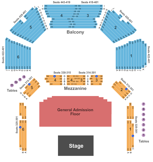 ACL Live At The Moody Theater Fuerza Regida Seating Chart